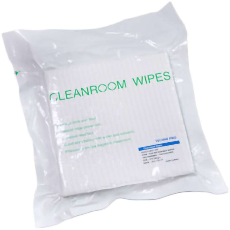 Wiper, Polyester, ESD Safe, Class 100 (ISO 5), White, 9" x 9", 100 Pcs.